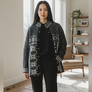 MADE IN USA 100% Cotton Vintage  MISSOLI Cardigan Sweater